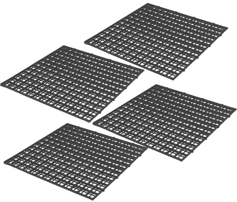 Aquarium-Deckel – Multifunktions-Abdeckung Im 4er-Set | Aquariumdeckel Ideal Für Die Haltung Von Fischen Und Schildkröten, Frei Zuschneidbares Und Kombinierbares Design, Vielseitige Ausführung Als Fil