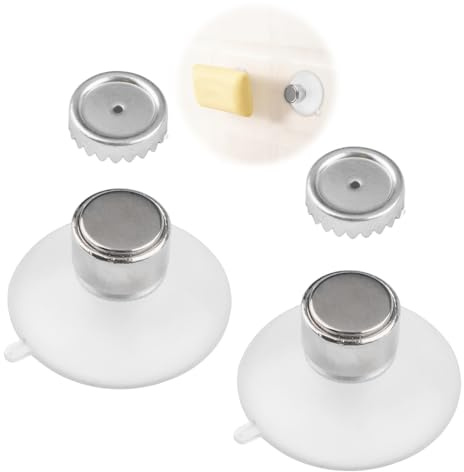 Portasapone magnetico magnetico senza foratura, supporto magnetico per sapone, piastra per sapone magnetica, portasapone in acciaio inox, con ventosa per doccia, lavabo, bagno e cucina