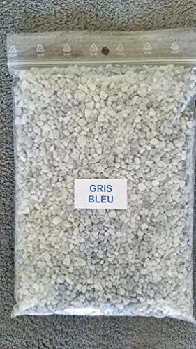 Gravier de marbre gris 2/4 en sac de 1kg