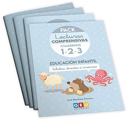 Pack Lecturas Comprensivas/ Educación Infantil/ Editorial Geu/ mejora la Comprensión Lectora/ Recomendado Como Apoyo/ Actividades sencillas