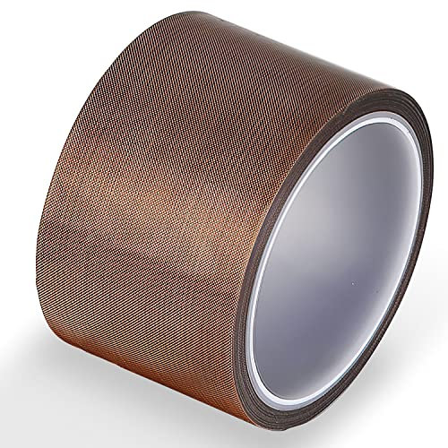 FORTSPANG Ruban adhésif en téflon pour machine à emballer sous vide, ruban adhésif PTFE, convient pour FoodSaver, Seal A Meal, Weston, 70 mm x 10 m