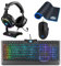 ONE GAMING Ultimate Bundle | Gaming Maus | mechanische Gaming Tastatur | Mauspad | Gaming Headset 7.1 | Headsetständer