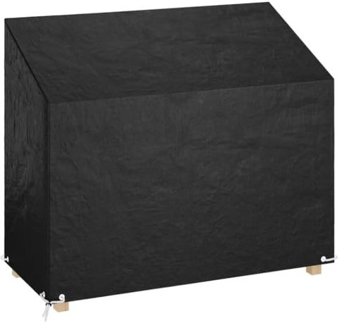 vidaXL Överdrag för trädgårdsmöbler 8 ölj. 160x70x70/88 cm polyeten