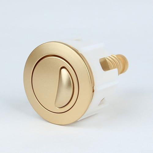 1 pulsante di scarico del WC, 38-49 mm, pulsante di ricambio per serbatoio WC, pulsante di scarico a doppia pressione, per WC a filo