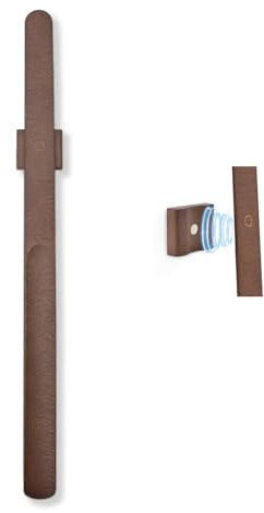 Vaiziya Long Handled Magnetic Wooden Shoe Horn 21.7in Two Colors are Available Easy & Quick Use Wall-Mounted Shoe Horn for Any Type of Shoes Men Women Elderly Seniors