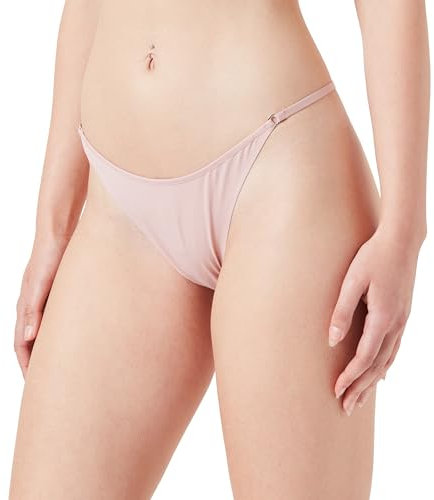 Calvin Klein String Femme Thong sous-Vêtement, Rose (Subdued), L
