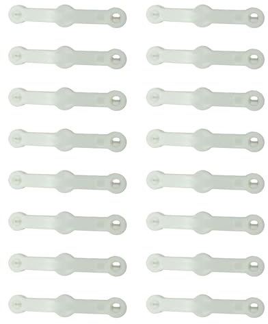 Juego de 10 fijadores de visualización de malla para ventana, no requiere perforación, seguros y prácticos, instalación simple, 10 fijadores de malla para ventana, no requiere perforación, seguros y