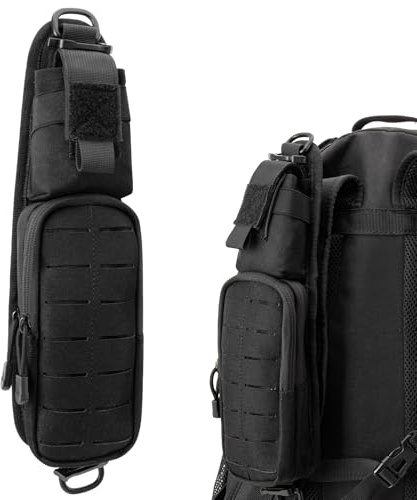 Jueachy Molle Tasche, Molle Zubehör mit Reißverschlusstasche: Klein Handytasche Taktische Tasche Schultergurt Taschen - Tactical Molle Pouch Rucksack Zubehör für EDC Taschenlampe Sonnenbrille