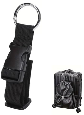 OUDQFCJ Correa para equipaje,soporte para chaqueta,correas de equipaje,correas de equipaje,agarraderas de equipaje para exteriores,gancho para chaqueta, agarraderas,correas de gancho ajustables
