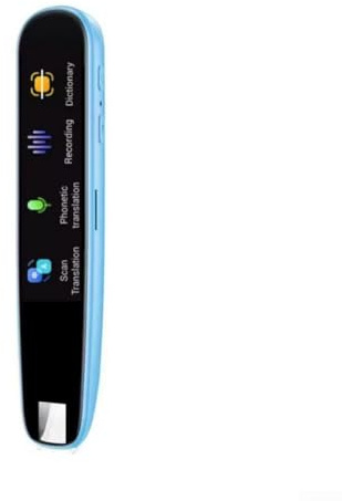 Bolígrafo de traducción inteligente con escaneo OCR y funcionalidad de texto a voz para aprendizaje de idiomas, dispositivo traductor de 142 idiomas para estudiantes y viajeros (azul)