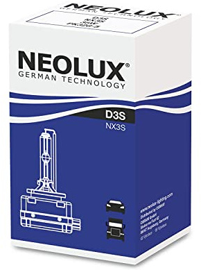 NEOLUX Standard D3S, xenon headlight bulb for cars and trucks, NX3S, 4300 K, 42V, 35W, folding box (1 bulb), White