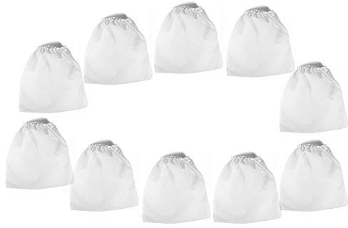 Bolsa para aspiradora de uñas, bolsas de repuesto para aspiradora no tejida, 10 unidades