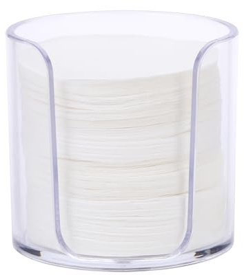 ELESTAB Filtro de papel espresso de 58 mm, 300 filtros de papel desechables y soporte de almacenamiento de filtro compatible con cesta de portafiltros de 58 mm, mantiene la pantalla de la ducha limpia