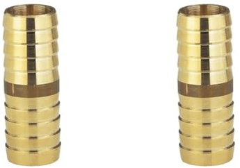 Gardena Reparatur-Röhrchen: Gartenschlauch-Zubehör aus Messing, zur Schlauchreparatur bzw. -verlängerung von 19 mm (3/4 Zoll)-Schläuchen (7181-20) (Packung mit 2)