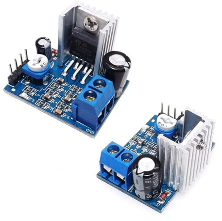 zalati Modulo Amplificatore Audio 2 Pezzi TDA2030A Scheda Amplificatore di Potenza Audio Digitale Convertitore Modulo Altoparlante 6-12 V