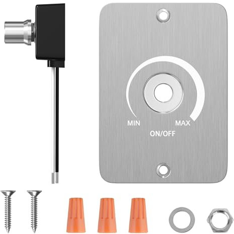 Lamptobe Variateur de lumière DC 12-24 V - Interrupteur variateur PWM pour camping-car, bateau, camion, caravane, remorque - DC 12-24 V - Intensité variable - Pour lampes LED