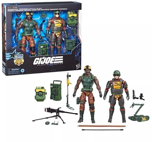 G.I. Joe Tiger Force Roadblock, Tripwire y M.A.C.L.E.O.D. Juego de Figuras de acción