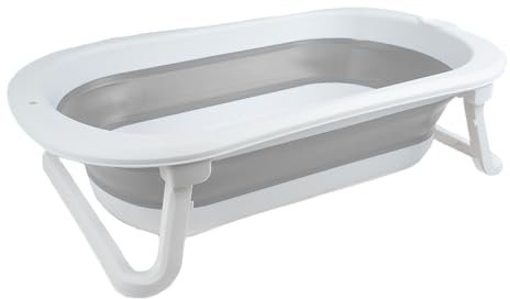 Thermobaby - Baignoire Pliable bébé FOLDY : Ultra compacte - Design et Tendance - Rangement Pratique - Encombrement Minimal - Facile d'utilisation