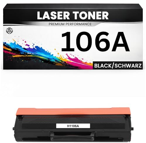 Toner 106A für HP kompatibel Schwarz W1106A MFP 137 107 135 wie Original für HP Laser MFP 137fnw, 107a, 107w, 135ag, 135wg
