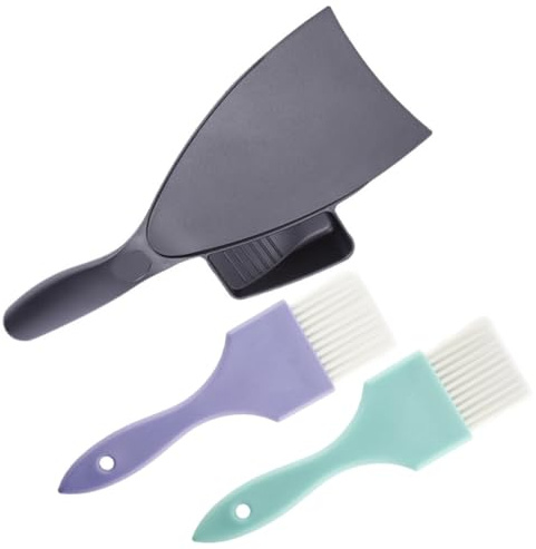 CATIEBYE Set de Tinte Cabello de 3 Piezas Tablero para Colorear y Herramientas de Peluquería de Plástico para Teñido sin Desorden en Salón Profesional o DIY