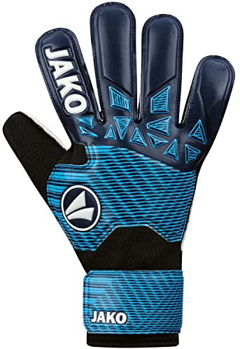 JAKO Torwarthandhschuh Kinder Performance Basic Junior Gr. 5 I Kinder Torwarthandschuhe mit atmungsaktiven Einsätzen & 360° Closure System I Regular Cut