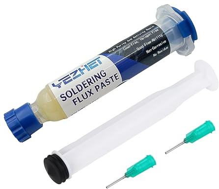 YEZHET No Clean Soldering Flux Paste(10CC/Bottle), Rosin Flux For Electronics Soldering, Lead-Free Rosin Soldering Flux For Circuit Boards and Copper Electrical Wire