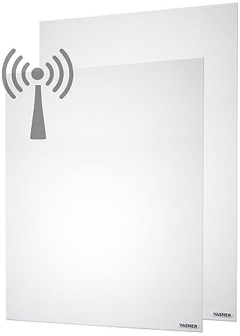 VASNER Konvi VE RX Hybrid Infrarotheizung Funk – Hybridheizung mit Funkthermostat Empfänger/Funksystem, 900-1200 W, Wandheizung vertikal, Elektro Heizkörper Wandmontage, 3 J. Garantie (1200 Watt)
