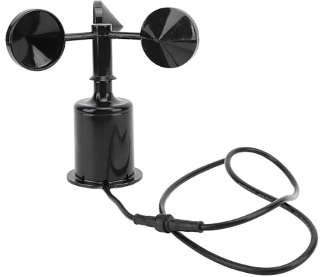 Sensor de monitoreo de velocidad del viento, anemómetro ultrasónico para exteriores 4-20 MA 9-30 V, equipado con cable de extensión, adecuado para invernaderos, marinos, entornos industriales
