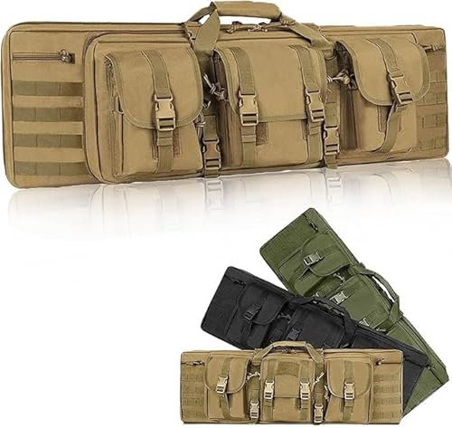 Waffenkoffer Airsoft Sniper Gewehrtasche Taktische Waffentasche Für M249 Militärarmee Airsoftgewehr Tragetasche CS Jagd Schießen Paintball Mit Tragbarem Schultergurt C,118CM