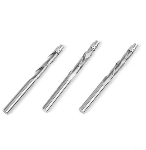 Fraises à défoncer en spirale de qualité professionnelle pour travaux de finition du bois, conception en carbure massif