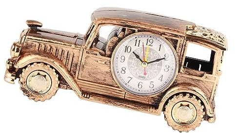 Haofy Multifunción del Reloj Despertador, Alarma de Dial y Repetición Grande, Reloj de Mesa Exquisito y Elegante con Marco de Fotos, Soporte de Bolígrafo Almacenamiento de Marco Trasero, para la