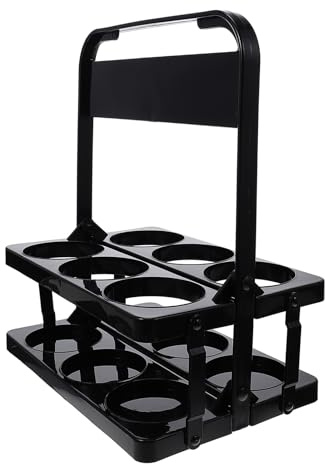 Veemoon Soporte para Botellas de Cerveza y Vino Plegable, Cesta Organizadora de PP Resistente Asa Cómoda, Adecuado para Bares, Ktv y Uso Doméstico
