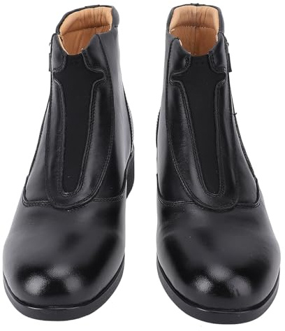 EOJDDPA Paddock Boots Breathable Anti Slip Equestrian Ankle Length Zip Riding Boots for Horseback Training Show Jumping Men Women EVA Material