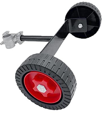 perfk Ruote di supporto per decespugliatore Diametro 12 cm Accessori Parti universali Robusto attacco robusto Ruota di supporto per tosaerba per tagliaerba, Adatto per albero da 26 mm