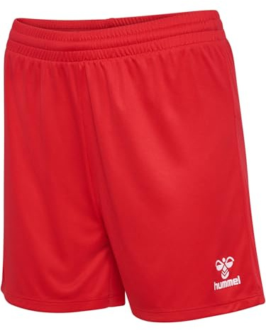 hummel Hmlessential Shorts Woman Pantalones Cortos, Color Rojo, Extra-Small para Mujer