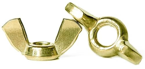 M6 Brass Wing Nuts Butterfly Nut Thumb AN 93 (Pack of 20) A07D/2