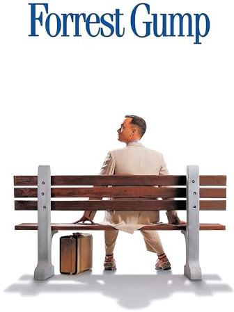 Love By Canvas Forrest Gump Classic Film Poster, Movie Art Print (A3)