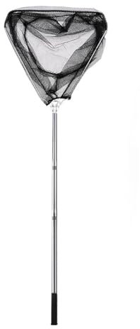 Retino telescopico pieghevole da pesca, rete per pollo, accessori per la pesca, per la cattura di pollame, oche, pesci, stagni, oggetti galleggianti, carpe, trote