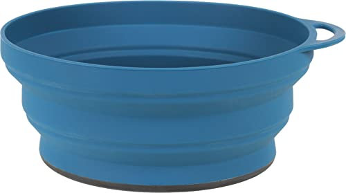 Lifeventure Silicon Ellipse Collapsible and Portable Bowl for Camping, Travel & Outdoor - Navy Blue
