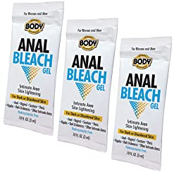 Adiva Intimates 3pk Body Action Anal Bleaching Gel for intimate body action vaginal, anal bleach (.30fl oz)