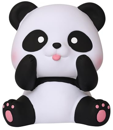 Cochon d'épargne Panda, cochon à pièces Kawaii à haute capacité, tirelire pour enfant, cadeau, convient pour la décoration de chambre de garçon ou de fille, cadeau d'anniversaire, tirelires