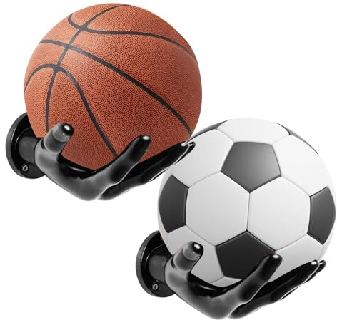 YFCJYBF 2 estanterías de almacenamiento de baloncesto con forma de palmera, creativas estanterías de almacenamiento para pelotas de baloncesto, balones de fútbol, soporte para pelotas de mano, ultra