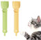 ShigKeu 2Pcs Cat Strip Happy Spoons, Cat Strip Feeder, Cat Treat Squeeze Spoon Dispenser for Squeezing Puree And Liquid Snack(Green Orange)