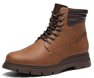 Bruno Marc Stivali Uomo con Lacci Classici Chukka Boots Biker Moto Scarpe Casual Stivaletti,Size 41,Marrone,BMUMAB2512