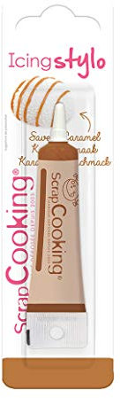 Scrapcooking Icing Stylo, Stylo de Glaçage Caramel, 20 g