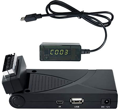 GBC DECODER DIGITALE TERRESTRE DVB-T2 HEVC 10 HD SCART/HDMI USB LAN