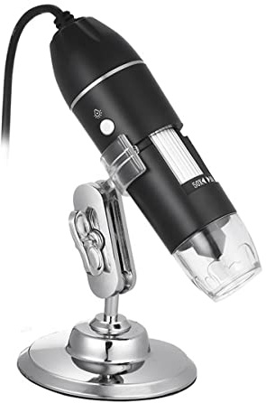 Kit di accessori per microscopio Regolabile 1600x 3 in 1 USB Fotocamera microscopio elettronico microscopio digitale Vetrini per microscopio