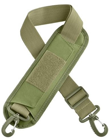 TRIWONDER Correa de Hombro Universal Correa Ajustable de Bolso Bandolera Reemplazo para Bolsa, Equipaje, Computadora, Bolsa Ordenador, Cámara (Verde)