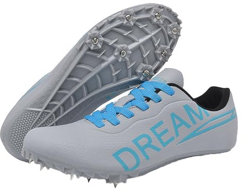 Kraftpaid Zapatillas para Correr con Clavos Atletismo,Zapatillas Deportivas con Clavos,Zapatillas De Clavos Atletismo,FáCil De Usar Y Duradero,Adecuado para Correr,Deportes,Saltos De Altura
