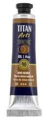 TITAN ARTS - Huile extra fine Titan 20 ml - 90 Terre de Sienne naturelle série 1